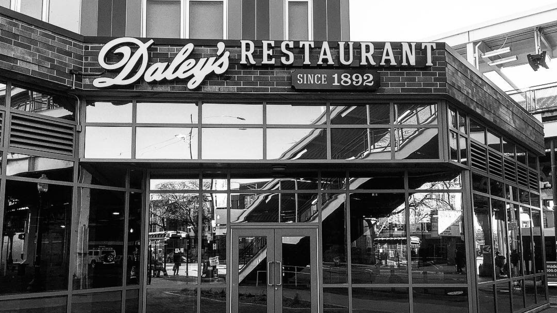 Daley's Restaurant exterior sign reading "Since 1892," oldest restaurant in Chicago, Woodlawn